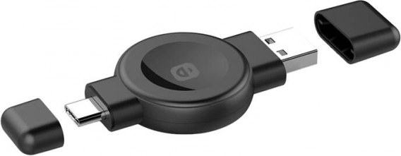 Draadloze oplader voor slimme horloges Choetech (zwart)