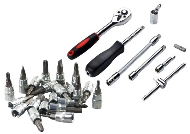 Set van dopsleutels 1/4" - 46 delen in koffer