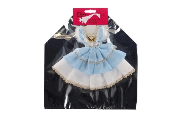 Jurkjes/kleding korte voor poppen in zak 22x30cm