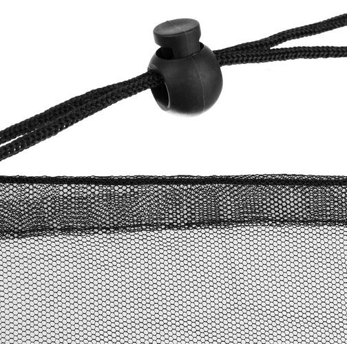 Tuinparasol met muskietennet 3m - zwart