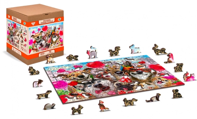 Houten puzzel Tĳd voor een feestje 600 stukjes