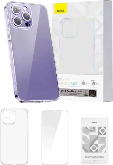 Baseus Crystal Clear beschermhoes voor iPhone 14 Pro Max transparant