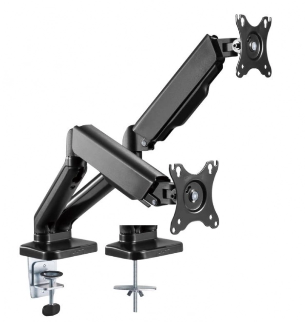 Stand voor twee monitoren met gasveer