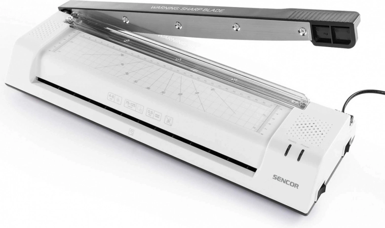 Geïntegreerde guillotine voor precieze sneden