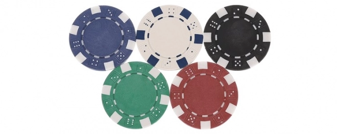 Poker - set van 300 fiches in HQ-koffer