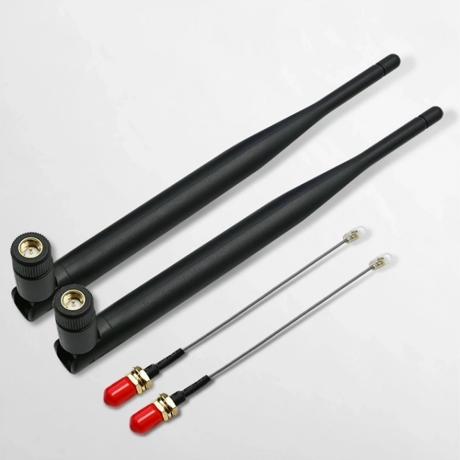 Wi-Fi antenne 2.4/2.5GHz en 5.1/5.8GHz 5dBi omnidirectioneel voor binnengebruik
