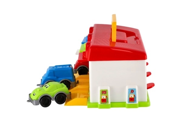 Garage met autootjes en accessoires Technok Toys
