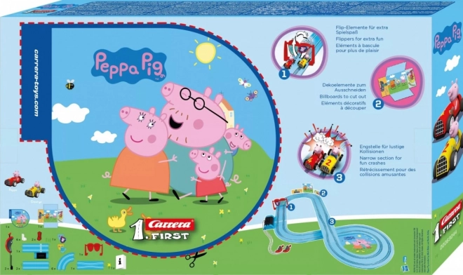 Autobaan Carrera First - Peppa Biggetje