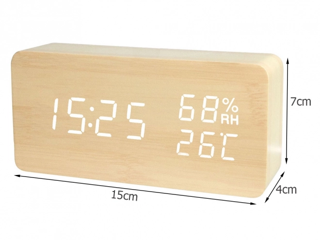 Moderne elektronische wekker met USB
