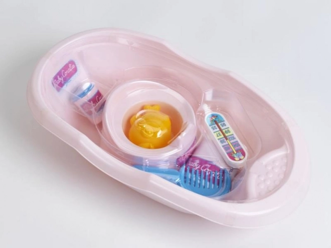 Babybadje met accessoires voor poppen