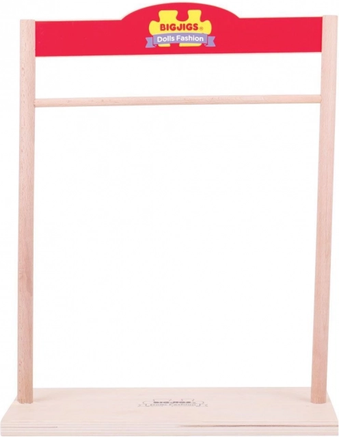 Bigjigs Toys Kledingrek voor poppen
