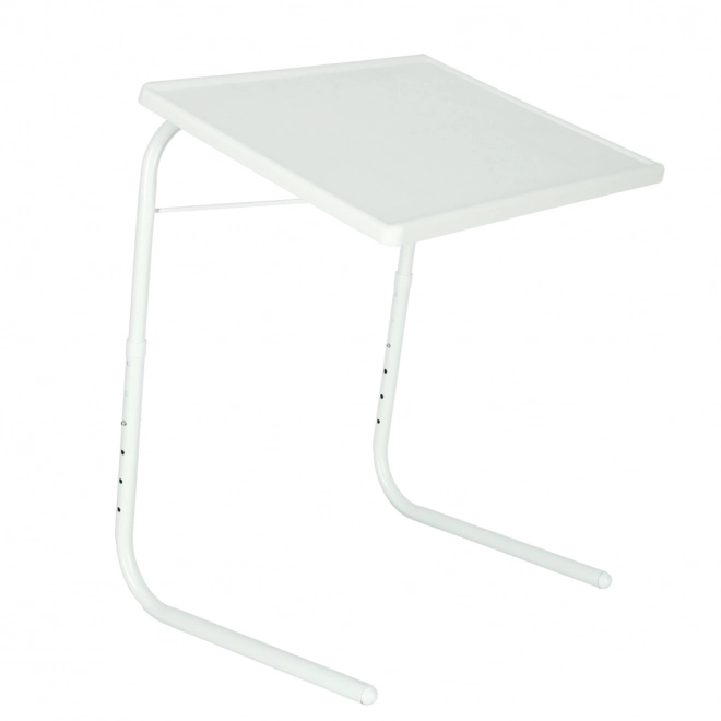 Opvouwbare witte zijtafel voor laptop