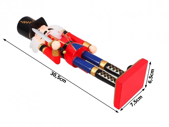 Houten notenkraker soldaat kerstdecoratie