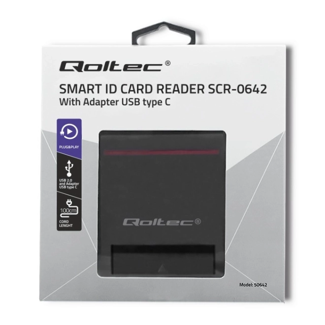 Chipkaartlezer Qoltec