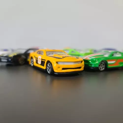 Gekleurde set auto's - 16 stuks
