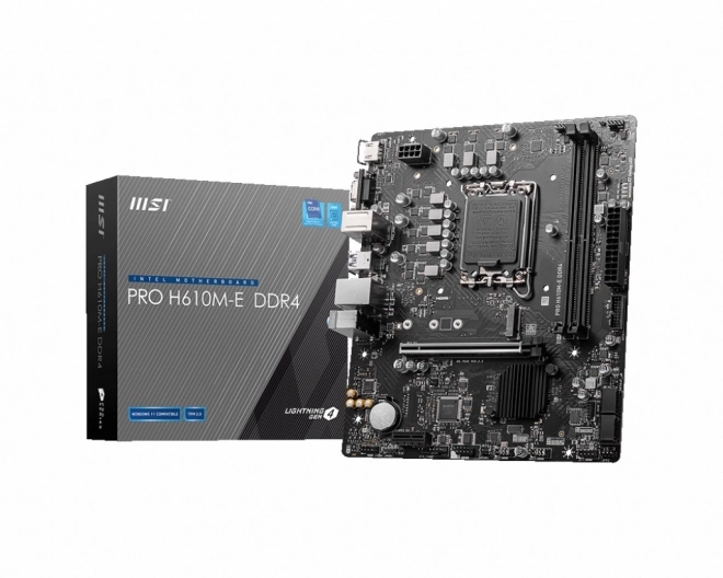 Moederbord PRO H610M-E LGA1700 DDR4 HDMI M.2 mATX