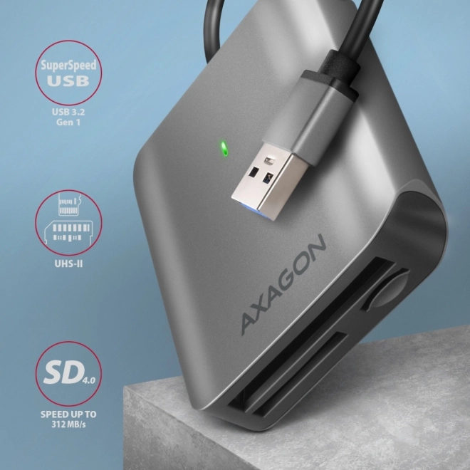 Kaartlezer Axagon CRE-S3 USB 3.2 Gen 1