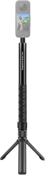 Selfiestick met statief 110 cm PULUZ voor actioncams (INSTA360, DJI OSMO ACTION e.a.)