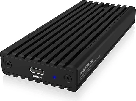 Aluminium externe behuizing voor SSD M.2 NVMe USB‑C 3.2 Gen 2x2 20 Gb/s