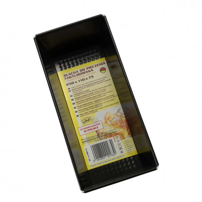 Bakvorm voor brood en cake 25 × 11 × 7,5 cm – antiaanbak, zwart
