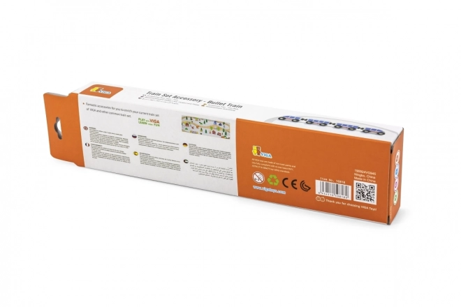 Houten hogesnelheidstrein voor houten treinbaan, 29 cm