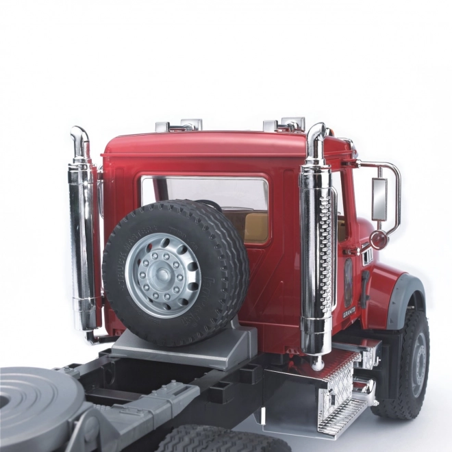 Bruder Vrachtwagen MACK Graniet aanhanger en tractor JCB