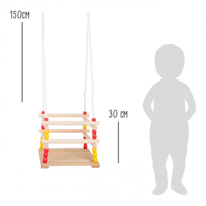 Small Foot Houten Schommel voor Kleine Kinderen
