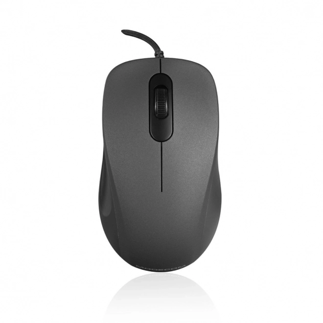 MODECOM MC-M10S stille zwarte bedrade optische muis