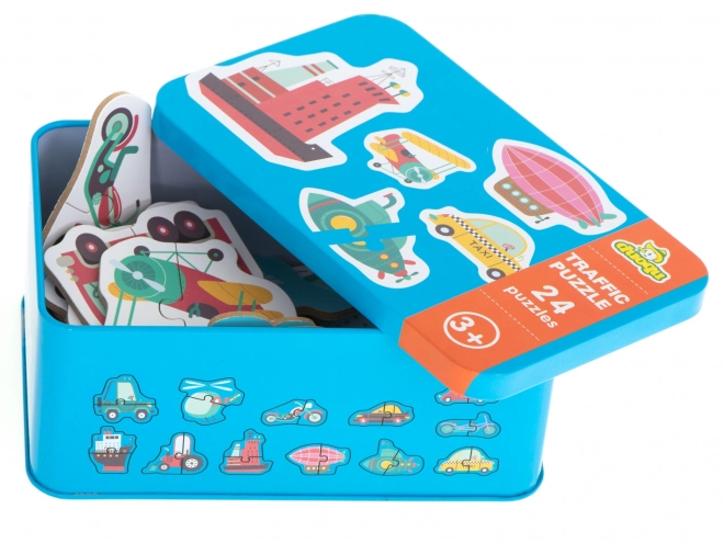 Puzzel in Blik Voertuigen