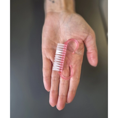 Roze manicuurborstels 100 stks