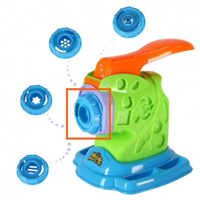 Creatieve kinderset voor kleideegpasta met accessoires