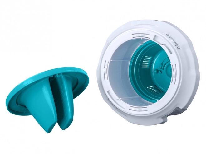 Vlotterende chemiedispenser voor zwembadwater met thermometer