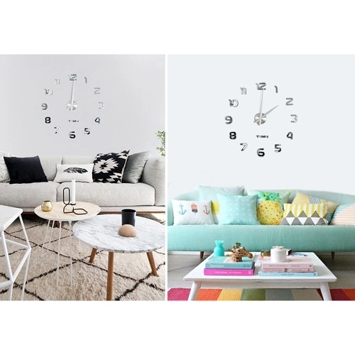 Moderne wandklok DIY Ruhhy