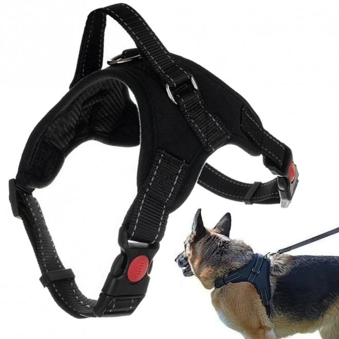 Stevig, niet-drukkend harnas voor honden, maat L