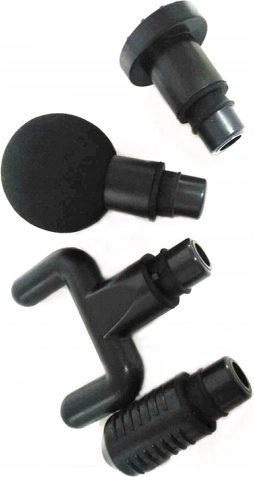 Draadloze massagepistool met 4 koppen