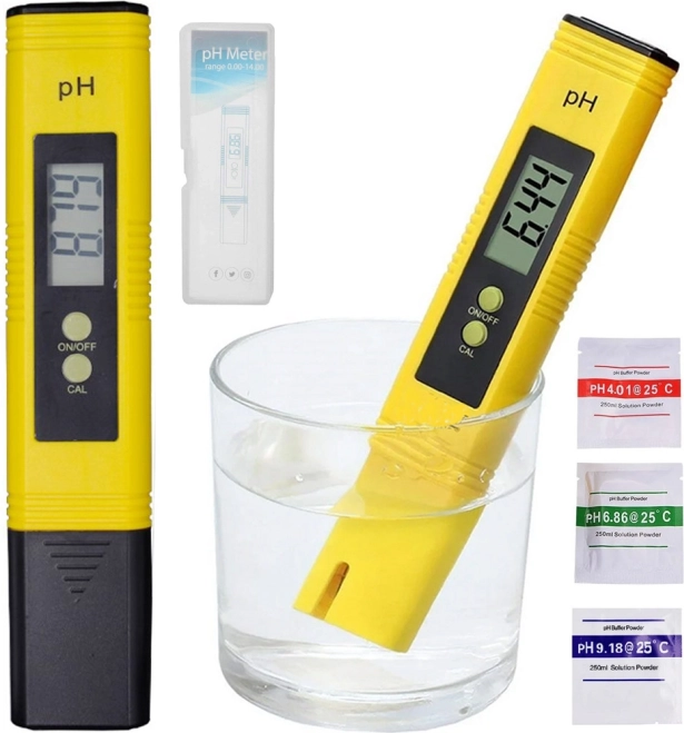 Digitale pH-meter voor watermeting
