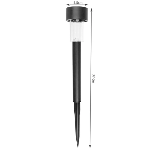 Zonne-LED Tuinlampen - set van 10, insteekbaar, waterdicht, warm wit licht