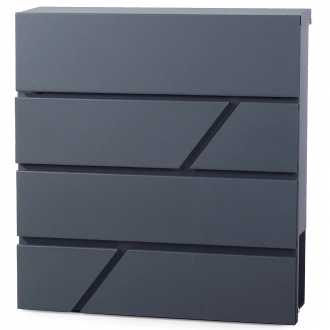 Brievenbus voor folders, kranten en post