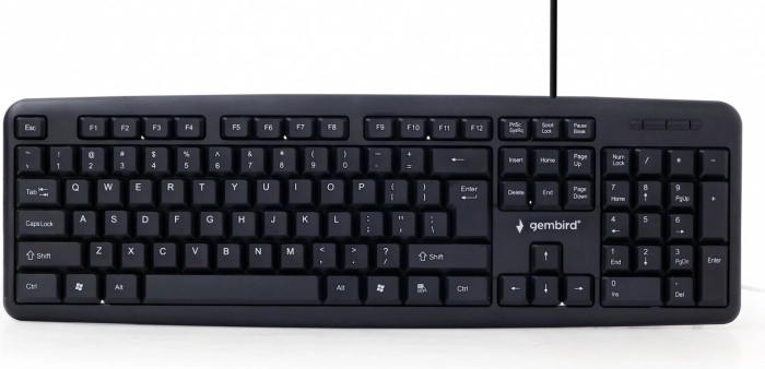 standaard USB-toetsenbord zwart