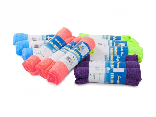 Set van 12 microvezel reinigingsdoekjes