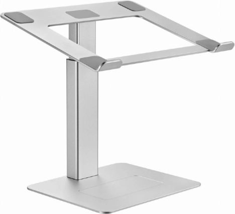 Laptopstandaard 15,6'' met verstelbare hoogte zilver