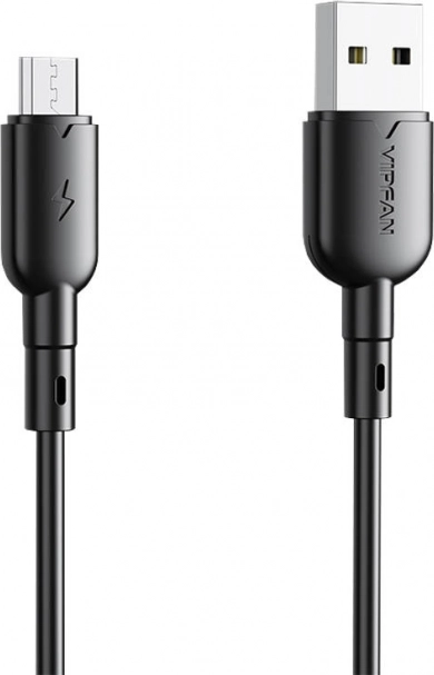 USB A naar Micro USB kabel Vipfan X11 zwart 1m