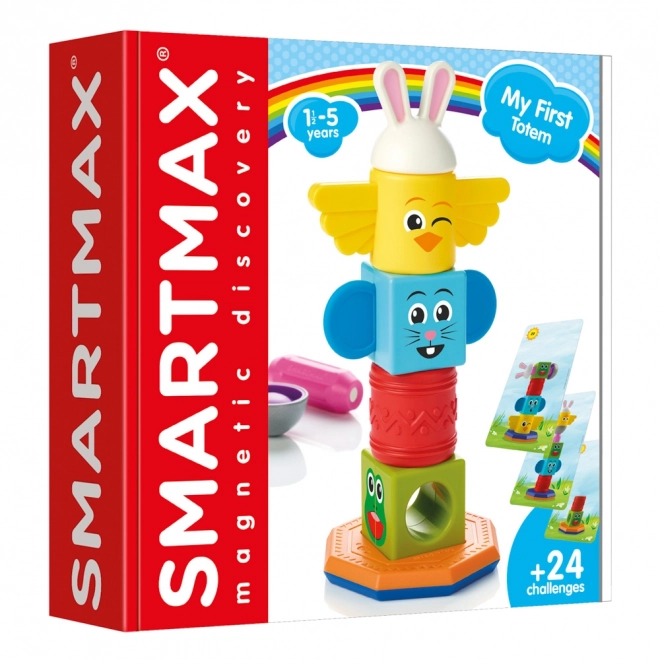 Magnetische bouwset SmartMax Mijn eerste totem - 8 stukken