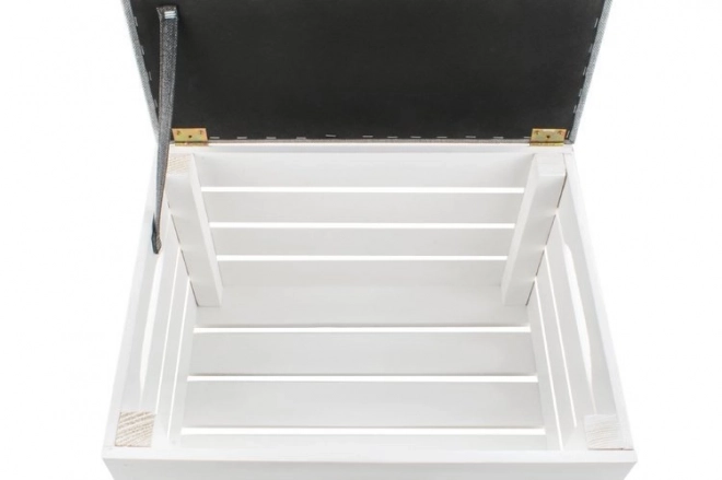 Houten poef - kist