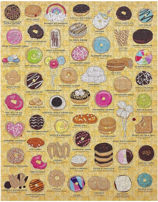 Puzzel Ridley's Games voor donutliefhebbers 1000 stukjes