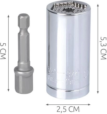 Universele Dop voor Moeren 7-19 mm 1/2"