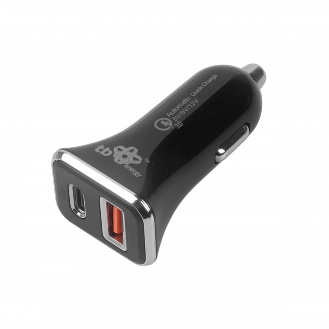 Universele autolader USB A+C QC