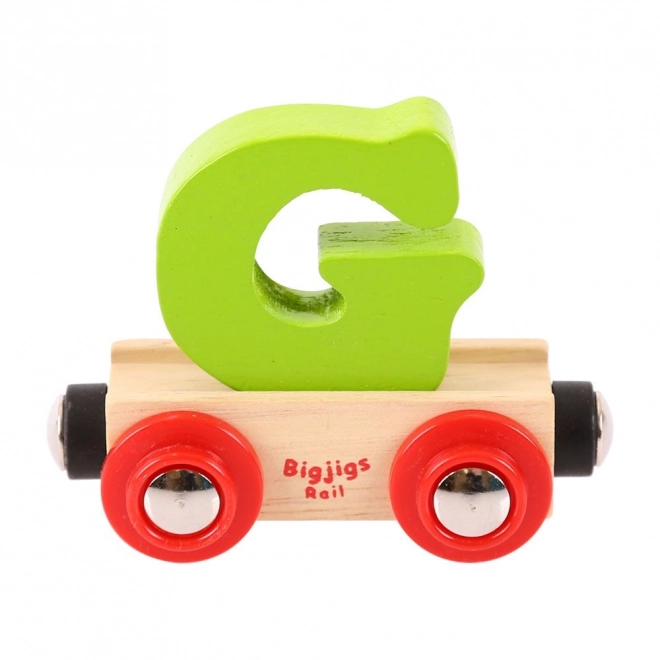 Bigjigs Rail houten wagon - letter G