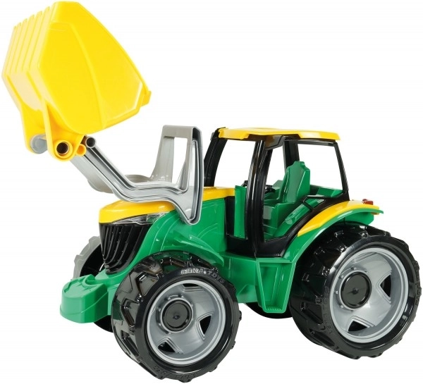 Kindertractor met laadschop Groen-Geel