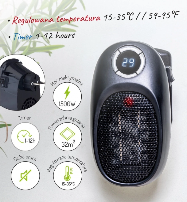Thermoventilator Adler Easy Heater 1500W